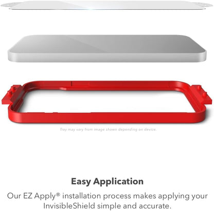 ZAGG InvisibleShield Glass Elite Privacy Screen Protector, Compatible for Apple iPhone 15 Plus, Scratchproof, Smudgeproof, Shockproof, Reinforced Edges, Easy Application