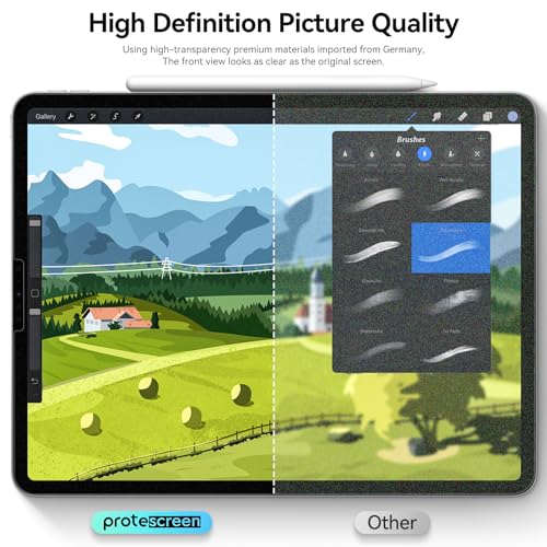 3 Pack Paper Screen Protector for iPad Pro 12.9-Inch (2022/2021/2020/2018) - size: 12.9 inch ipad