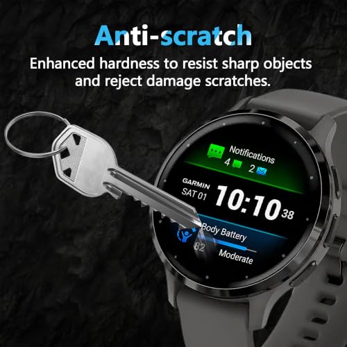 3 Pack Screen Protector for Garmin Venu 3S, PMMA TPU Film, Self-Healing, Scratch Resistant, HD Clear, Bubble Free, Sensitive Touch - size: for Garmin Venu 3S