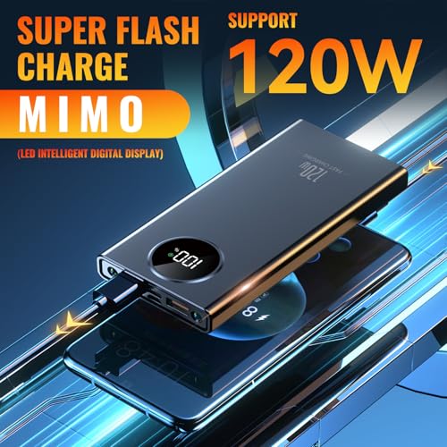 Portable C harger PowerBank, PD 20W Fast Charging, 20000mAh Power Bank with LCD display, 3 Outputs USB C Power Bank Fast Charging , For iPhone 17/16/15/14/13 Pro Samsung Google iPad Tablet (White) - color: White