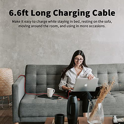 USB-C to USB-C Cable for OnePlus 10T, Type C Cable 6.6 ft, 2-Packs