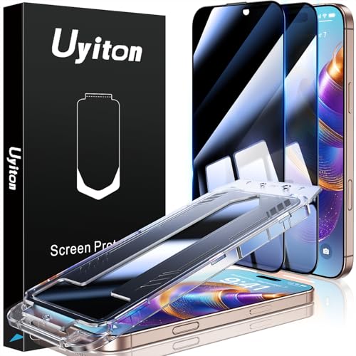 Uyiton for iPhone 16 Pro Privacy Screen Protector UnBreak-Glass - size: iPhone 16 Pro - 6.3 inch