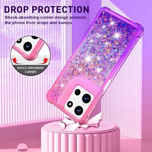 for Moto G 2025/2026 Case, Moto G Play 2026 Phone Case, Pink Purple - color: Pink Purple
