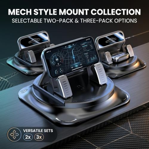 Car Phone Holder with 360 Degree Rotation 2026 Dashboard Phone Mount, 1PC