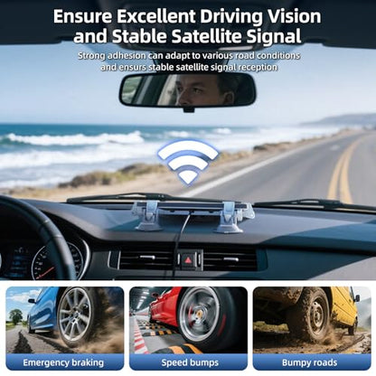 for Starlink Mini Car Mount for Dashboard, Star-Link Mini Suction Cup Mount