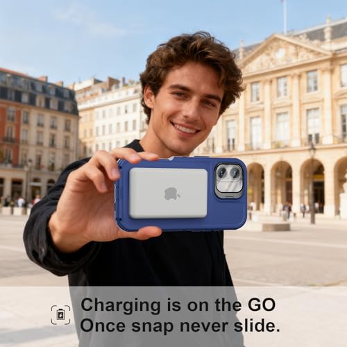 Follaroma for iPhone 16 Case with Magnetic,Heavy Duty Case,6.1'',Navy - color: Navy, size: iPhone 16 6.1''
