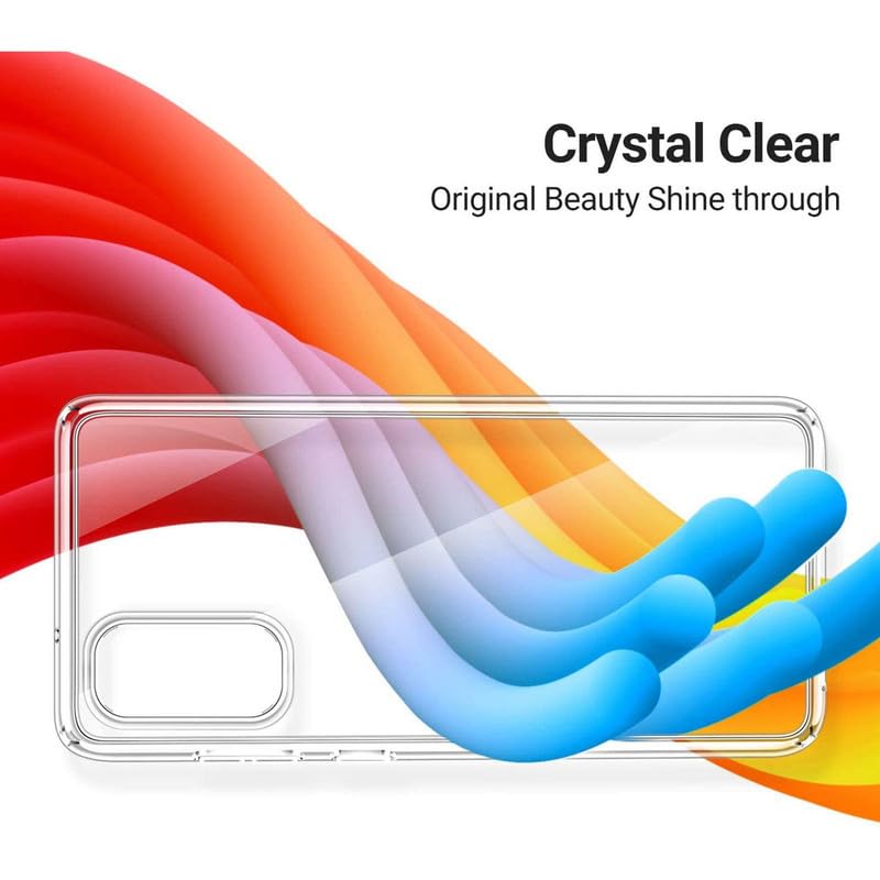 Phone Case for Ulefone Armor 25T Pro (6.78"), Clear Shockproof Soft Silicone Cover [Ultra-Thin ] [Anti-Yellowing] Flexible TPU Bumper Shell for Ulefone Armor 25T Pro - Transparent