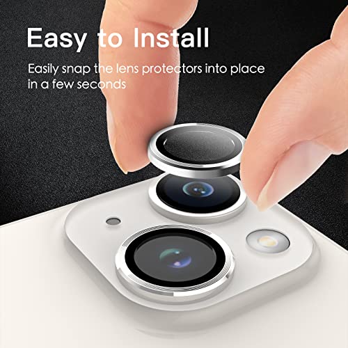 JETech Camera Lens Protector for iPhone 14/14 Plus, Starlight, 1 Set - color: Starlight