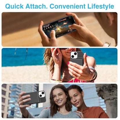 BOPPS Battery Case for iPhone 13/14 /14 Pro/13 Pro, Upgraded Slim 8500mAh Portable Protective Chargier Case with Carplay Compatible for iPhone 13，14 Series Charging Case，Black - size: iPhone 13/13 Pro/14/14 Pro
