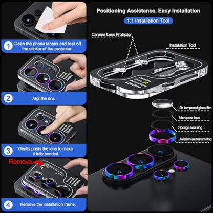 WSKEN for Samsung Galaxy S26 Ultra Camera Lens Protector - Ultra Thin - color: Colorful