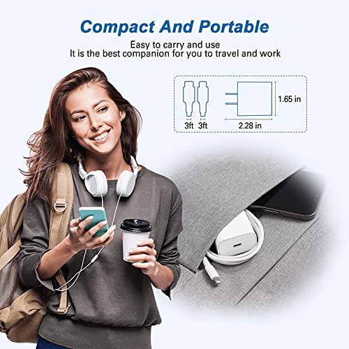 iPhone 14 13 Fast Charger,Fast iPhone Charger[Apple MFi Certified]Lightning - color: White 1Pack 3FT