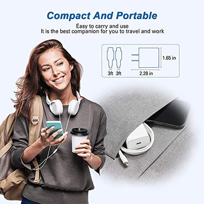 iPhone 14 13 Fast Charger,Fast iPhone Charger[Apple MFi Certified]Lightning - color: White 1Pack 3FT