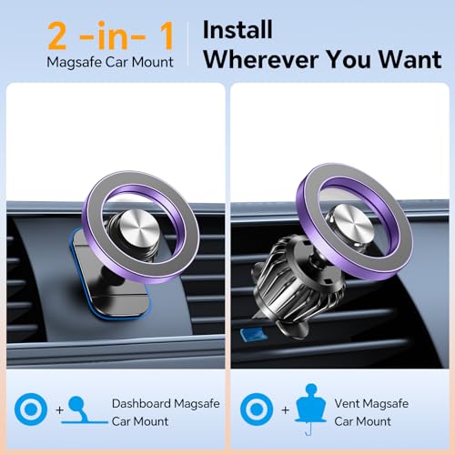 Kaistyle for Magsafe Phone Mount, Violet - color: Violet
