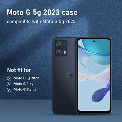 Silicone Clear for Moto G 5G 2023 Case,Ultra Thin with Comfort Grip | Soft Slim-Fit TPU Moto G 5g 2023 Phone Cover,Non-Slip,Shockproof Protection,Scrath-Resistant - size: Moto g 2023