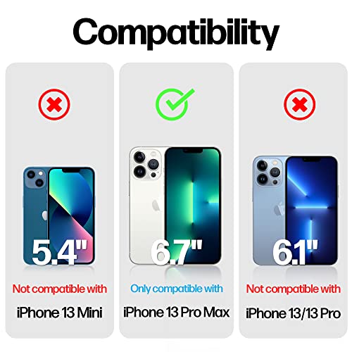 Power Theory Screen Protector for iPhone 13 Pro Max [2 Pack] with Easy Install Kit [Premium Tempered Glass] - size: iPhone 13 Pro Max [2-Pack]