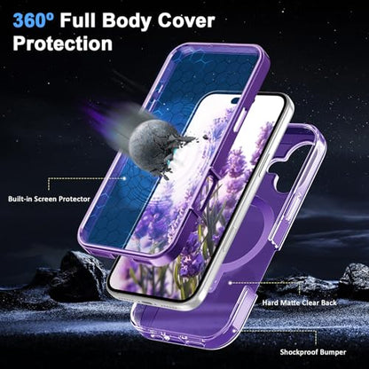 for iPhone 17 case-Purple