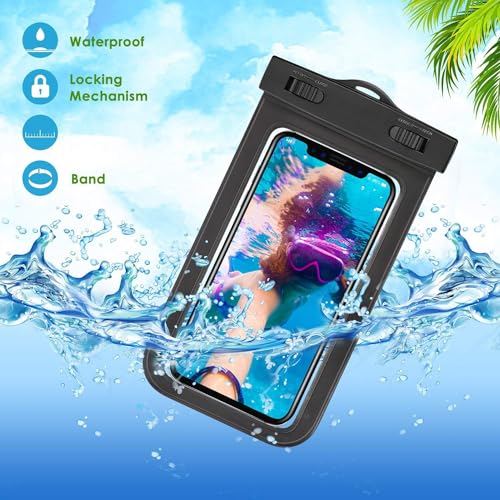 Waterproof Case Underwater Bag Compatible with Samsung Galaxy Z Fold5/Fold4/Fold3 5G, Floating Cover Touch Screen IPX8 Pouch
