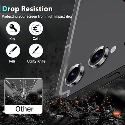 Zeking 2 Set for Samsung Galaxy Tab S10 Plus Camera Lens Protector - color: Black