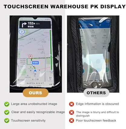 Motorcycle Bag for Suzuki GSX1300R Hayabusa 1999-2016, Waterproof and Durable Motorbike Bag Touch Screen Phone Bag Easy to Install Scratch-Resistant
