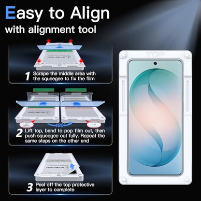JETech TPU Screen Protector for Samsung Galaxy S26, Auto Alignment - size: Galaxy S26