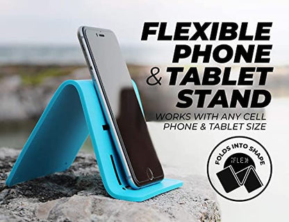 iFLEX Adjustable Cell Phone Stand and Tablet Stand for Work and Home – Flexible Phone Holder is The Perfect iPhone Stand for Video Calls and Holds Any Device – Non-Slip Grip, Strong and Durable