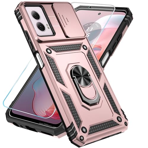 SunStory for Motorola Moto G Power 5G 2024 Case with Kickstand,Rose Gold - color: Rose Gold