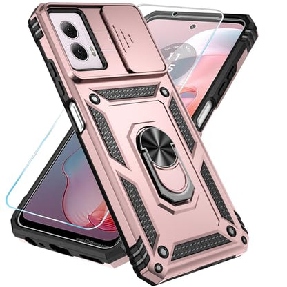 SunStory for Motorola Moto G Power 5G 2024 Case with Kickstand,Rose Gold - color: Rose Gold