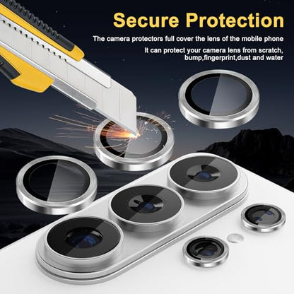 Camera Lens Protector for Samsung Galaxy S26 Ultra, Silver - color: Silver
