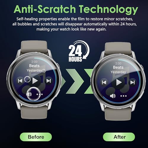 Compatible for Garmin Venu 4 45mm screen protector, Anti-Scratch 3D Full Screen Coverage flim, Case Friendly, HD Ultra, 4 PACK - size: Venu 4 45mm
