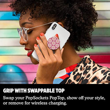 PopSockets Phone Grip with Expanding Kickstand, Floral & Nature PopGrip - Daisy Mod Pink - color: Daisy Mod Pink