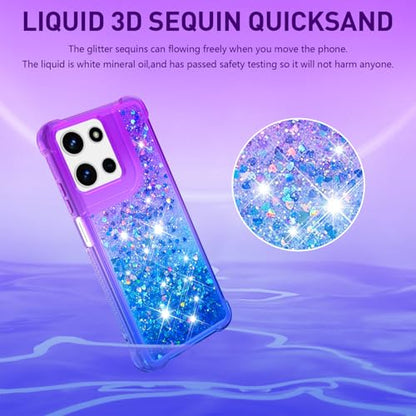 for Moto G 2025/2026 Case, Moto G Play 2026 Phone Case, Purple Blue - color: Purple and Blue