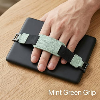 Secure Hand Strap for Kindle and Tablet High Elasticity Lightweight Finger Grip Holder for 6-8" Kindle Tablet E-Book Phone (B) - color: Style B