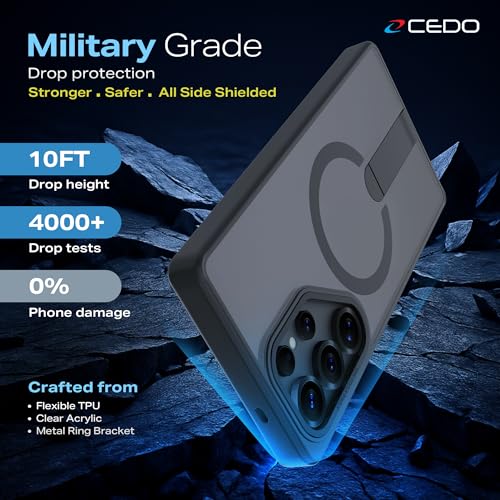 CEDO Magnetic Kickstand Case for Samsung S25 Ultra, MagSafe Compatible - size: Samsung S25 Ultra