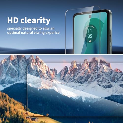 2 Pack For Moto G 5G 2024 Privacy Screen Protector + 2 Pack Camera Lens Protector, 9H Hardness Anti-Spy Tempered Glass, Scratch-Resistant (Moto G 5G 2024)