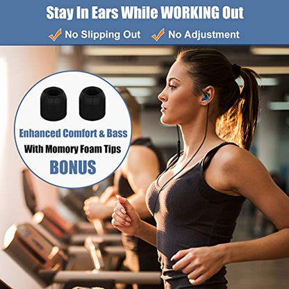 Joysico Wired Over Ear Earbuds Headphones for Kids Women Small Ears Blue - color: Blue