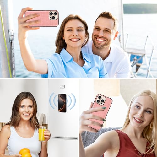 Asuwish Phone Case for iPhone 16 Pro 6.3 inch Zipper Wallet Magnetic Detachable Cell Cover with Tempered Glass Screen Protector Crossbody Strap Flower Card Holder i Phone16 i16 16Pro Women Rose Gold - color: Rose Gold