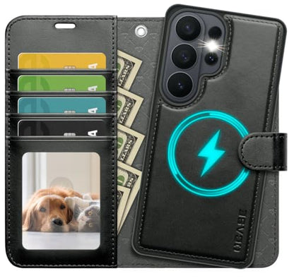 OCASE for Samsung Galaxy S26 Ultra Detachable Wallet Case with Card Holder, [2 in 1] PU Leather Flip Folio Case with RFID Blocking Stand Wrist Strap Shockproof Phone Cover 2026, Graphite - color: Graphite, size: Samsung Galaxy S26 Ultra