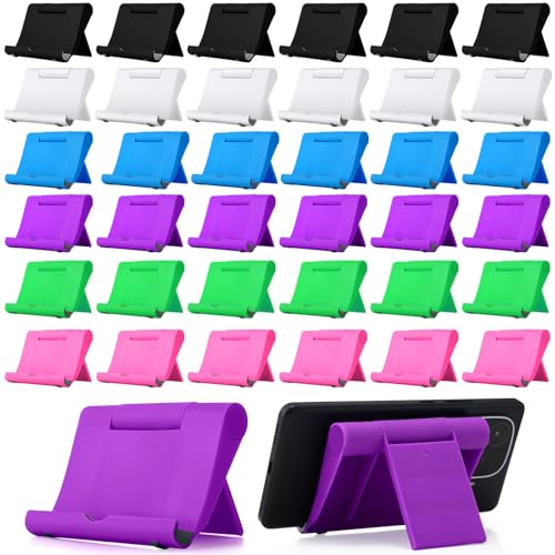 Wenqik 36 Pcs Cell Phone Stands Foldable Tablet, Colorful - color: Colorful
