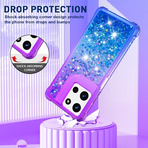 for Moto G 2025/2026 Case, Moto G Play 2026 Phone Case, Purple Blue - color: Purple and Blue