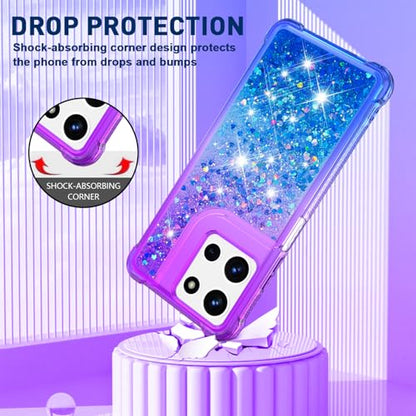 for Moto G 2025/2026 Case, Moto G Play 2026 Phone Case, Purple Blue - color: Purple and Blue