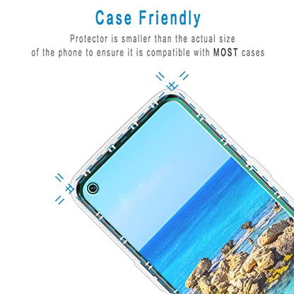 2 Pack Screen Protector for OnePlus Nord N200 5G Tempered Glass - size: OnePlus Nord N200