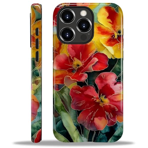 Case for iPhone 14 Pro Max Case,Vintage Floral Girly Design - Hybrid Dual Protection Silicone + Hard PC Shockproof Full Body Cover Slim Anti-Scratch Protective Case for Men Women - color: Vintage Floral Girly, size: iPhone 14 Pro Max