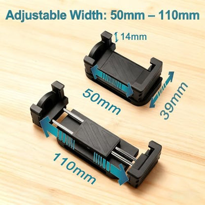 Mobile Clip for Controller, Foldable & Extendable Phone Holder Mount, Adjustable Gaming Clip Bracket for Smartphone, Portable & Secure Design for Comfortable Mobile Gaming (for Micro)