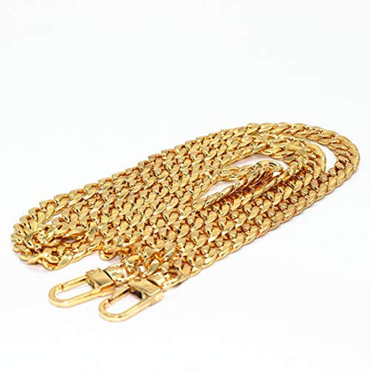 47" Gold Crossbody Chain Strap for Purse Handbag Shoulder Bag Replacement - color: Gold