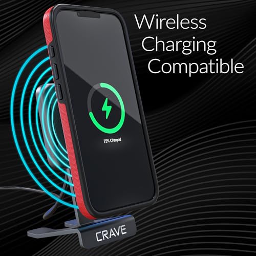 Crave for iPhone 17e Case and iPhone 16e Case, Shockproof Protection Dual Layer Case for iPhone 17e, iPhone 16e (6.1 inch) - Red - color: Red