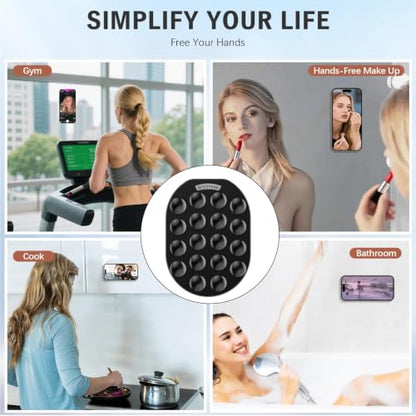 Magnetic Phone Grip Holder for MagSafe Phone Grip, Magnetic Suction Cup - color: Pink