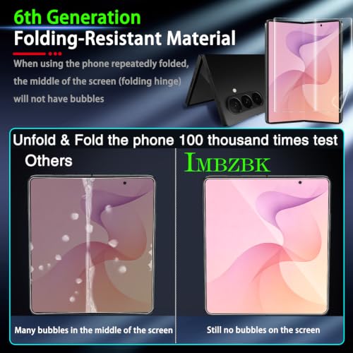 IMBZBK 9 in 1 Screen Protector for Samsung Galaxy Z Fold 8 Ultra/Z Fold 7 - color: Z Fold 8 Ultra/ Fold 7-Clear