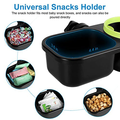 Accmor Stroller Cup Holder, Drinks Holder Bike Walker Wheelchair - color: Tray-Green