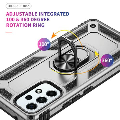 for Samsung A53 5G Case, Galaxy A53 5G Case with HD Screen Protector, [Military Grade 16ft. Drop Tested] Ring Shockproof Protective Phone Case for Samsung Galaxy A53 5G,Sliver - color: Samsung Galaxy A53 5G Case Sliver