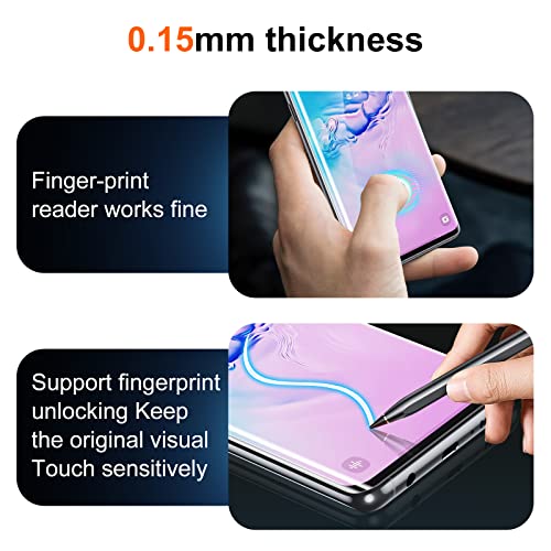 UniqueMe for Samsung Samsung Galaxy S10 Screen Protector Full Coverage - size: S10（6.1 inch ）